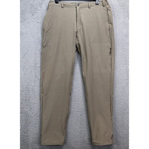 Mark Weldon Pants Mens Extra Large Tan Performance Radius Flex Jogger Stretch